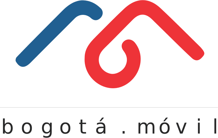 Logo a color de Bogotá Móvil